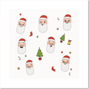 Santa Claus Posters and Art